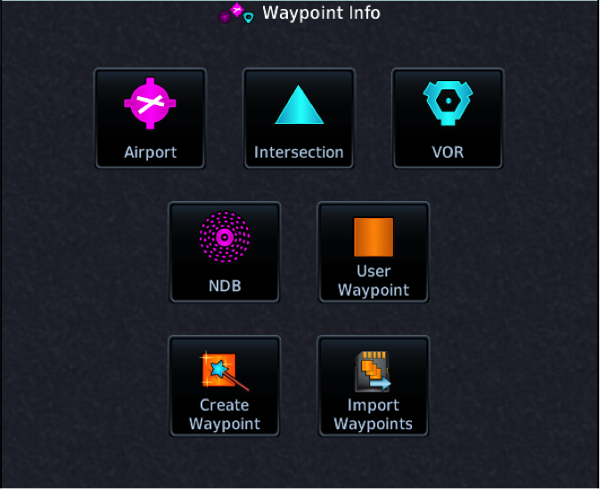 GTN waypoints